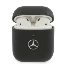 Mercedes Electronic Line tok AirPods 1/2-hez - fekete fülhallgató, fejhallgató tok