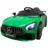  Mercedes GTR-S elektromos játékautó zöld, puha Eva kerekek, kényelmes ülés jogosítvánnyal