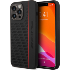 Mercedes iPhone 14 Plus szilikon tok, hátlap tok, fekete-piros, Mercedes AMG, AMHCP14M2SPCK tok és táska