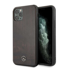 Mercedes MEHCN65VWOBR iPhone 11 Pro Max hard case brązowy/brown Wood Line Rosewood tok és táska