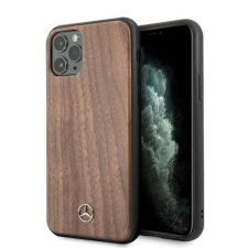 Mercedes MEHCN65VWOLB iPhone 11 Pro Max barna Wood Line Walnut keménytok tok és táska