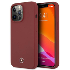 Mercedes MEHCP13XSILRE iPhone 13 Pro Max 6,7&quot; piros keménytok Silicone Line tok és táska