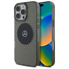 Mercedes MEHMP16L23HCPK MB Case Star Pattern keménytok iPhone 16 Pro - fekete tok és táska