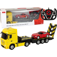 Mercedes Vontató R/C Mercedes-Benz 1:26 Sárga Piros 15274 (15274) autópálya és játékautó