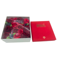 Merci bouquet rózsa box szappan