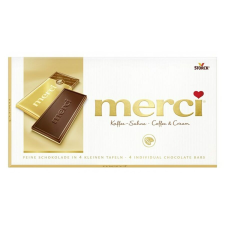 Merci Csokoládé MERCI Kávés-Tejszínes 100g csokoládé és édesség