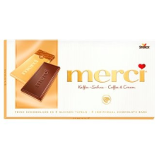 Merci kávés-tejszínes táblás csokoládé 100 g csokoládé és édesség