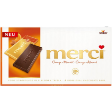 Merci táblás narancsos-mandulás 100g /15/ csokoládé és édesség