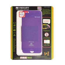 Mercury Kijelzővédő fólia, Apple iPhone 5C, 5G, 5S, 5SE, 6C (lila) mobiltelefon kellék