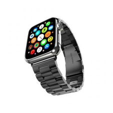 Mercury óraszíj Fém Apple Watch 42/44/45 mm fekete okosóra kellék