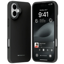 Mercury Pure MagSafe-kompatibilis tok iPhone 16 Plus - fekete tok és táska