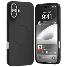 Mercury Semi-Silicone MagSafe-kompatibilis tok iPhone 16 Plus - fekete tok és táska