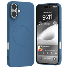 Mercury Semi-Silicone MagSafe-kompatibilis tok iPhone 16 Plus - kék tok és táska