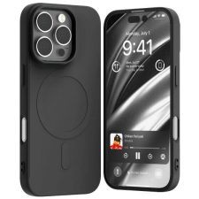 Mercury Semi-Silicone MagSafe-kompatibilis tok iPhone 16 Pro - fekete tok és táska