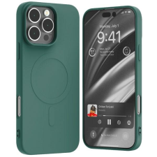Mercury Semi-Silicone MagSafe-kompatibilis tok iPhone 16 Pro Max - zöld tok és táska