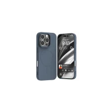 Mercury Semi-Silicone MagSafe-kompatibilis tok iPhone 16 Pro - sötétkék tok és táska