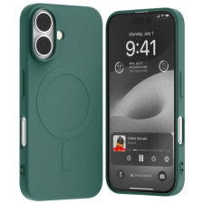 Mercury Semi-Silicone MagSafe-kompatibilis tok iPhone 16 - zöld tok és táska