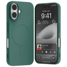 Mercury Semi-Silicone MagSafe-kompatibilis tok iPhone 16 - zöld tok és táska