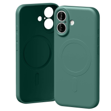 Mercury Semi-Silicone MagSafe-kompatibilis tok iPhone 17 - zöld tok és táska