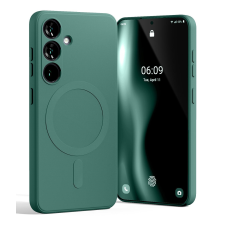 Mercury Semi-Silicone MagSafe-kompatibilis tok Samsung Galaxy S25 - zöld tok és táska