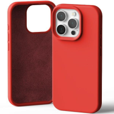 Mercury Silicone tok iPhone 16 Pro - piros tok és táska