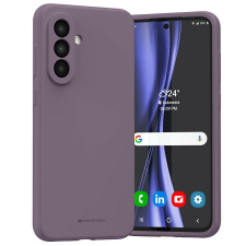 Mercury Silicone tok Samsung Galaxy A36 - lila tok és táska
