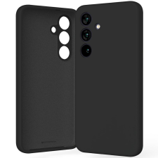 Mercury Silicone tok Samsung Galaxy S25 - fekete tok és táska