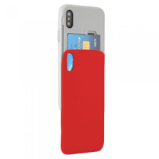Mercury SSBIPXR iPhone X kártyatartós tok piros (SSBIPXR) tok és táska