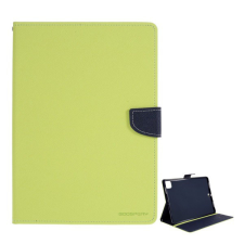 Mercurycase MERCURY Goospery Fancy tok álló, bőr hatású (FLIP, oldalra nyíló, asztali tartó funkció, textil minta) ZÖLD [Apple IPAD Pro 12.9 (2020)] tablet tok