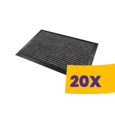 MercuryFlooring Oslo bordázott szennyfogó lábtörlő Szürke 40x60cm (Karton - 20 db) lakástextília
