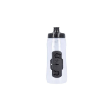 MERIDA Swivel-Fidlock műanyag kulacs tartó adapterrel, csavaros, 620 ml, átlátszó kulacs, kulacstartó