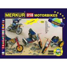 Merkur motorkás építőkészlet - 10 modell, 182 darab barkácsolás, építés