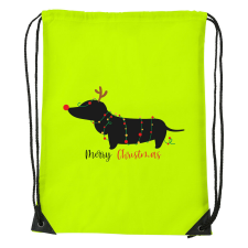  Merry Christmas tacskó - Sport táska sárga tornazsák