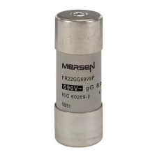 MERSEN F216665J FR22GG69V8P Kábel, - vezetékvédő cilinder biztosító betét 22x58 gG - 400-690VAC, kiütőszeges villanyszerelés