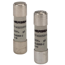 MERSEN P200757J FR14GG50V32P Kábel, - vezetékvédő cilinder biztosító betét 14x51 gG - 500-690VAC, kiütőszeges villanyszerelés