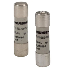MERSEN P200757J FR14GG50V32P Kábel, - vezetékvédő cilinder biztosító betét 14x51 gG - 500-690VAC, kiütőszeges villanyszerelés