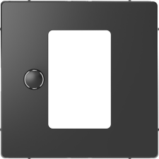  MERTEN Fedlap, érintőképernyős termosztáthoz, System-D, antracit MEG5775-6034 Schneider villanyszerelés