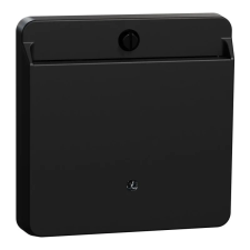  MERTEN Fedlap, hotelkártya kapcsolóhoz, System-M, fekete MEG3854-0403 Schneider villanyszerelés