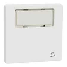  Merten Feliratozható billentyű, csengőjellel, System-D, mattfehér MTN3365-6037 Schneider villanyszerelés