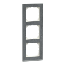  MERTEN M-Pure hármas keret, pala/alumínium MEG4030-3669 Schneider villanyszerelés