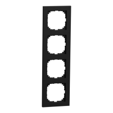  MERTEN M-Pure négyes keret, fekete MEG4040-3603 Schneider villanyszerelés