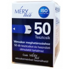 Mery Méry Kék vércukorcsík (50db) gyógyászati segédeszköz