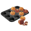 Mery style shop kft Royalty Line 12 részes márványbevonatos muffin sütőforma - szürke