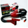 Mery style shop kft Vacuum Cleaner autós porszívó szivargyújtó csatlakozóval beépített lámpával - piros