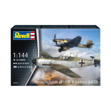  Messerschmitt Bf 109E és Junkers Ju 87B repülőgépek makett makett