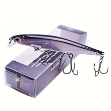  Mesterséges horgász úszó csali, műanyag csali három háromszögű horoggal csali