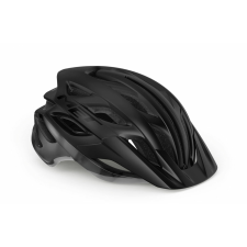 MET Veleno kerékpáros sisak [matt fekete-fényes fekete, 56-58 cm (M)] kerékpáros sisak