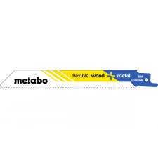 METABO 2 db kardfűrészlap &quot;flexible wood + metal&quot; 150 x 0,9 mm (631094000) fűrészlap