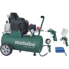 METABO Basic 250-24 W + LPZ 4 készlet kompresszor tartozék