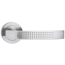 METAL-BUD ASTRA ajtókilincs kerek rozettás szálcsiszolt nikkel WC zár és alkatrészei